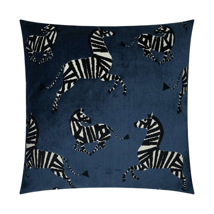 Farlowe-Sapphire 2-Pack Decorative Pillows with Feather Inserts – Soft Viscose Blend Fabric