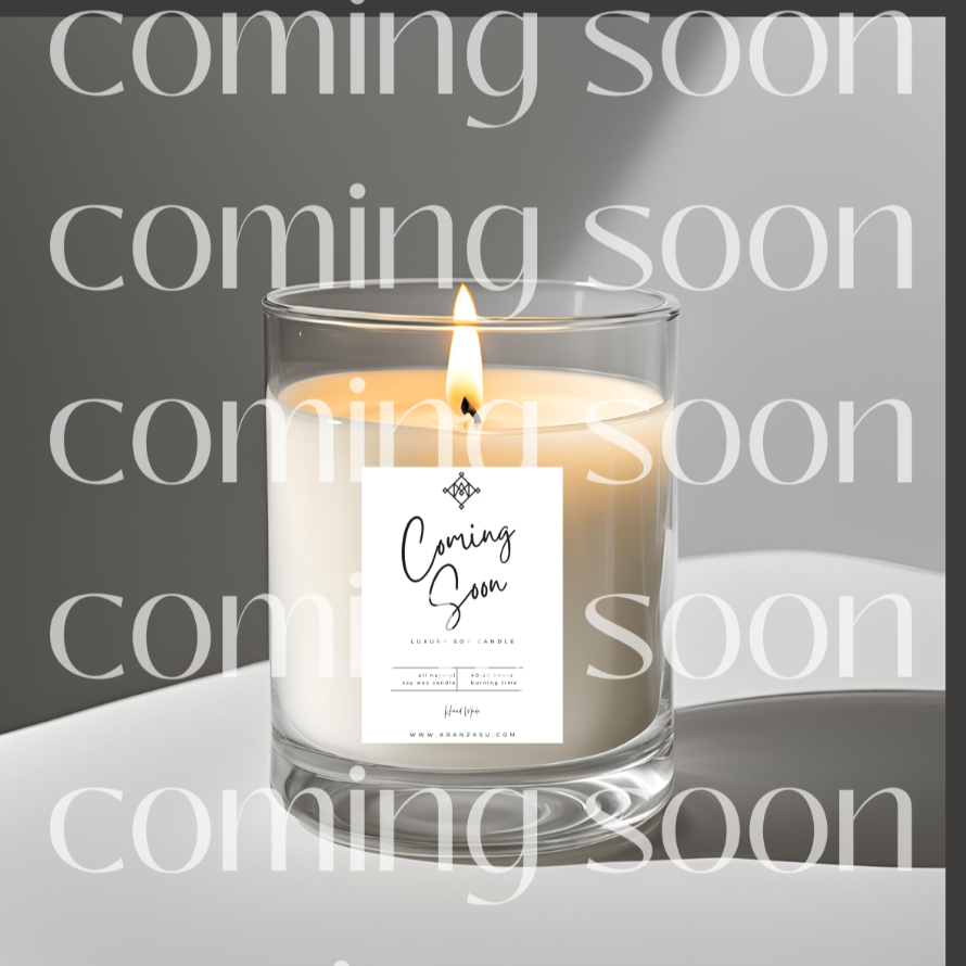 Luxury Scented Candles Coming Soon!