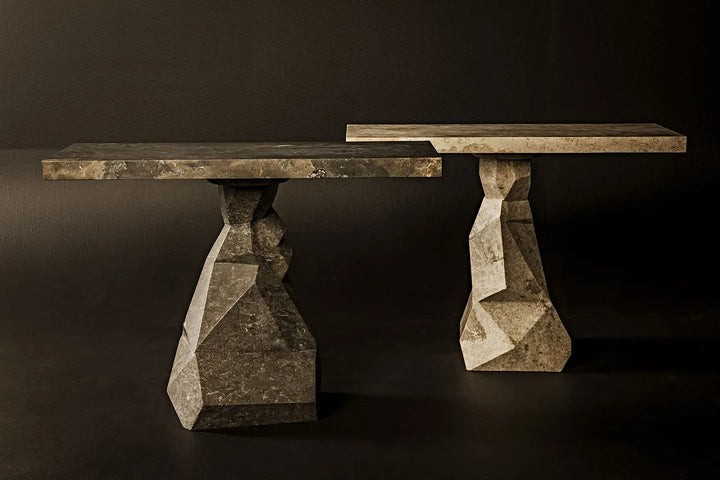 Tilden Console, White Marble