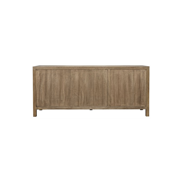 Quadrant 3 Door Sideboard, Washed Walnut