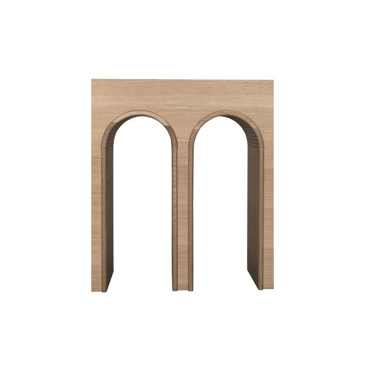 ENZO CONSOLE, EXTRA LARGE, WHITE OAK