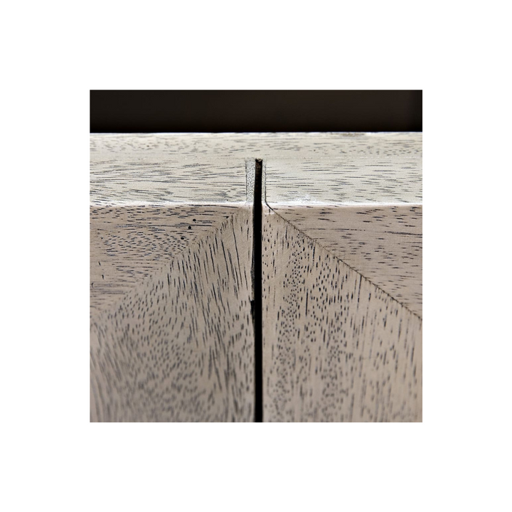Quadrant 3 Door Sideboard, Washed Walnut