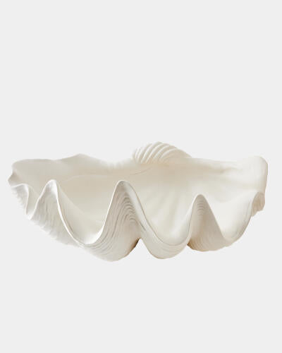 Three-quarter view of the white Gigas Bowl