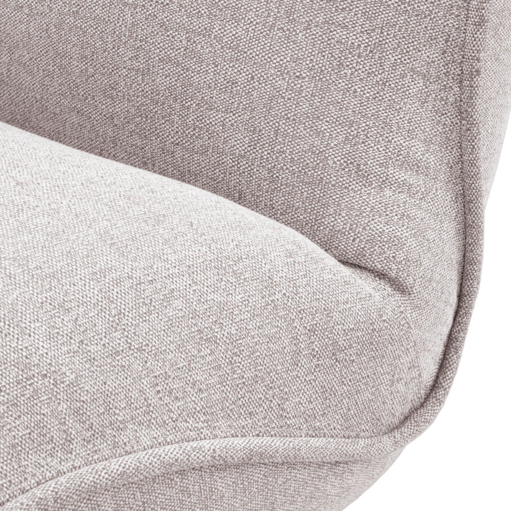 Close-up of grey outdoor chair on a white background