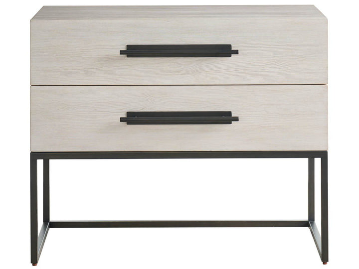 Dwell River Rock Metal Base Nightstand