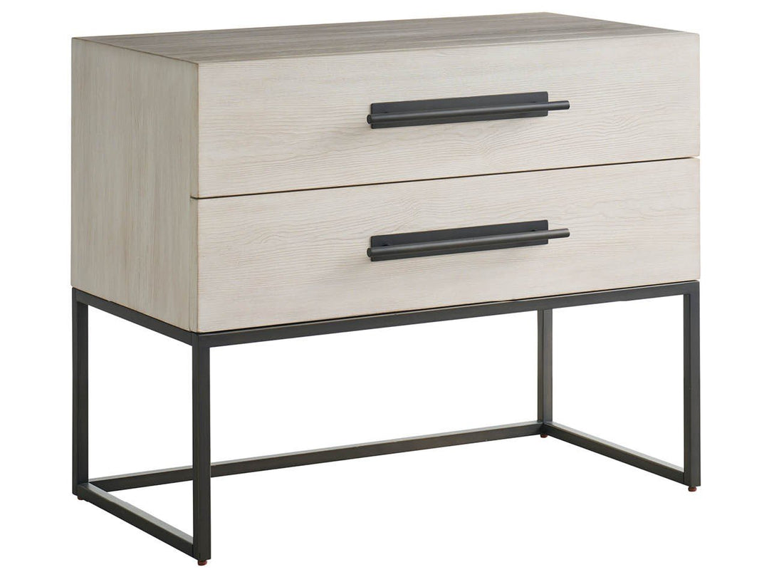 Dwell River Rock Metal Base Nightstand