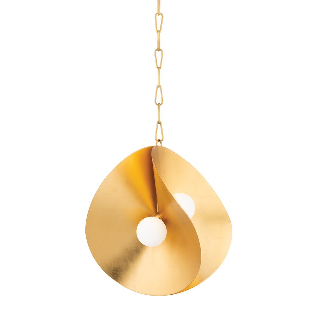 33024Gl By Corbett Lighting - Peony 4 light Gold Leaf
