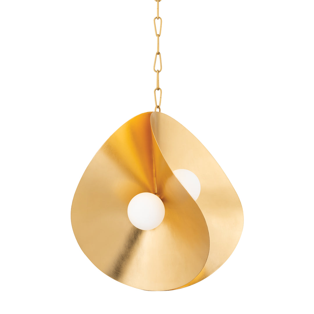 33024Gl By Corbett Lighting - Peony 4 light Gold Leaf