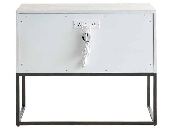 Dwell River Rock Metal Base Nightstand