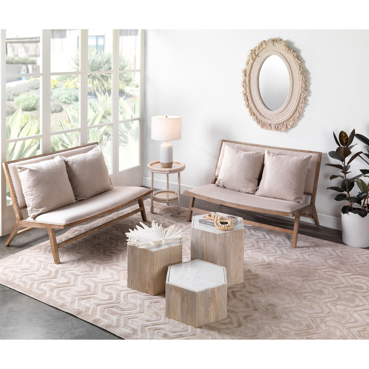 Argan Hexagon Table, Large -ST