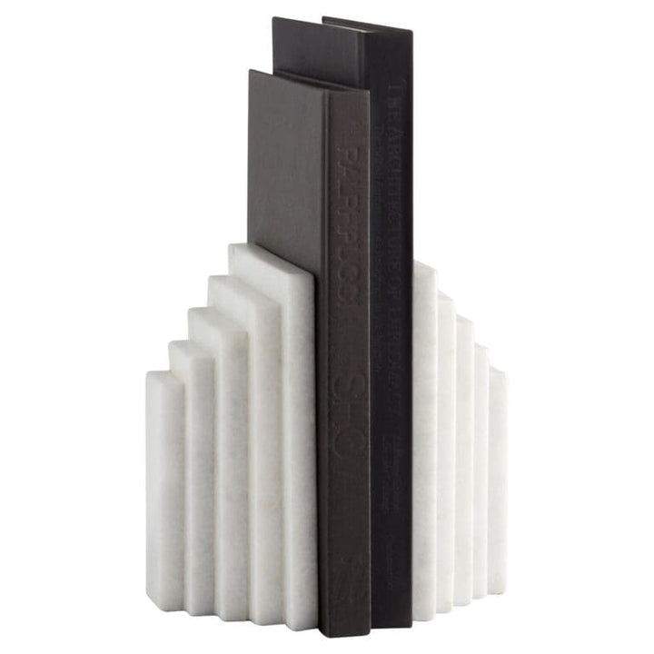 Epilogue Bookends Designed by J Kent Martin | White