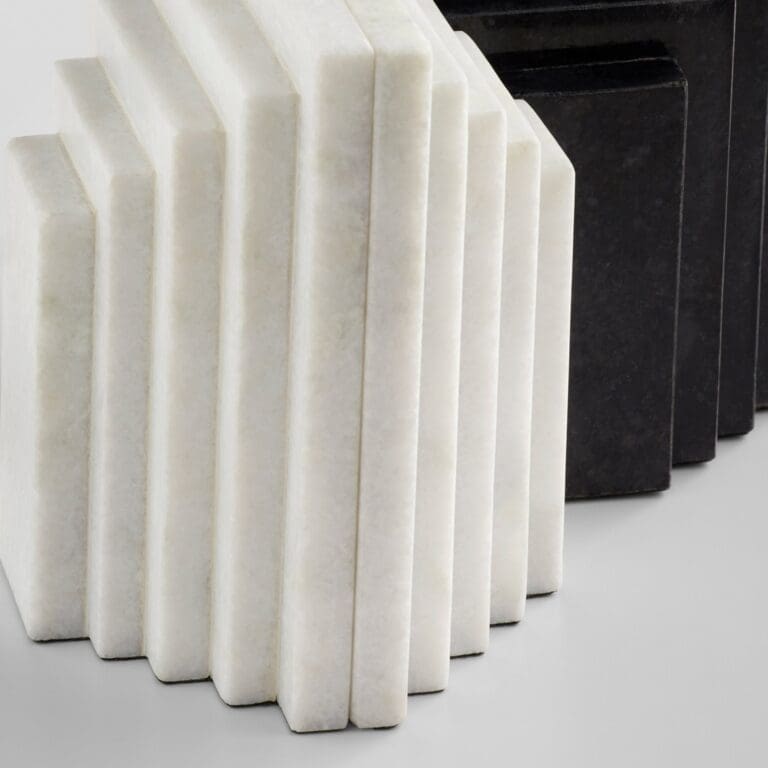 Epilogue Bookends Designed by J Kent Martin | White