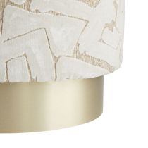 Avalon Ottoman Swiss Coffee Champagne Swivel