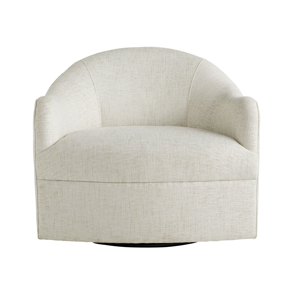 White swivel chair on a white background