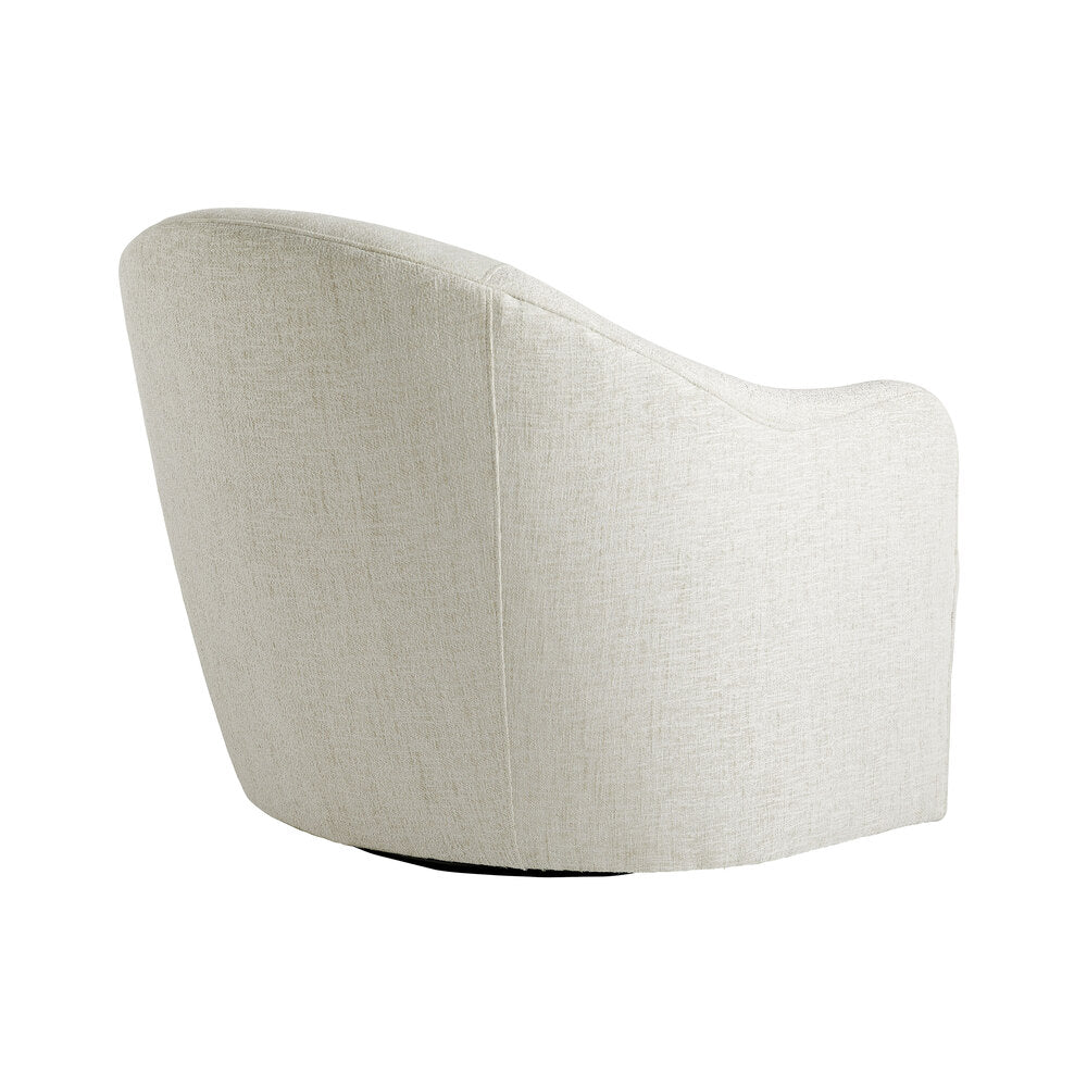 White armchair on a white background