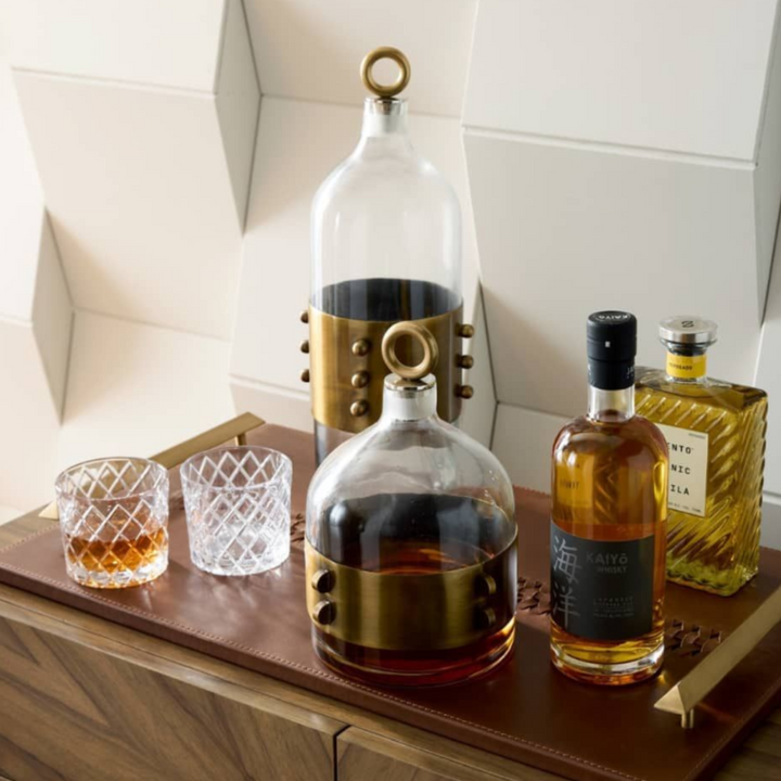 Hancock Decanters, Set of 2