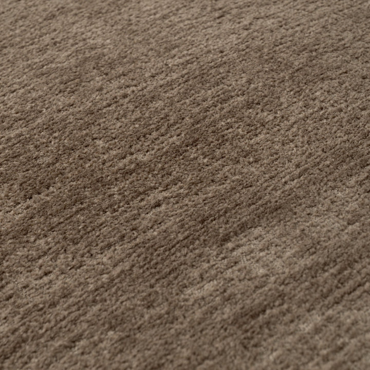 Close-up of brown textured fabric