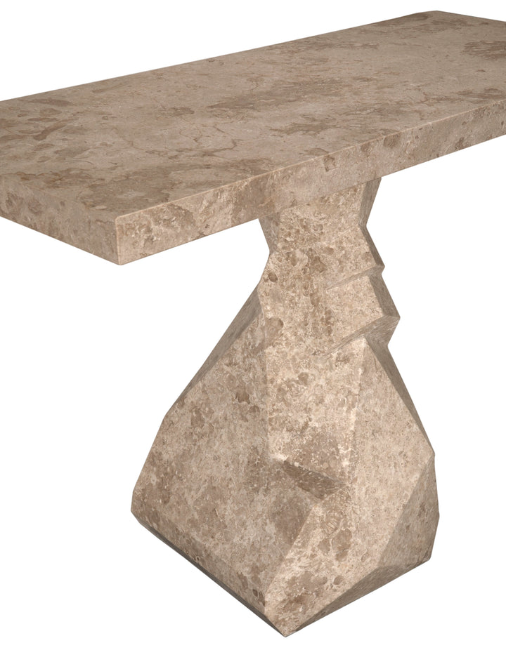 Tilden Console, White Marble