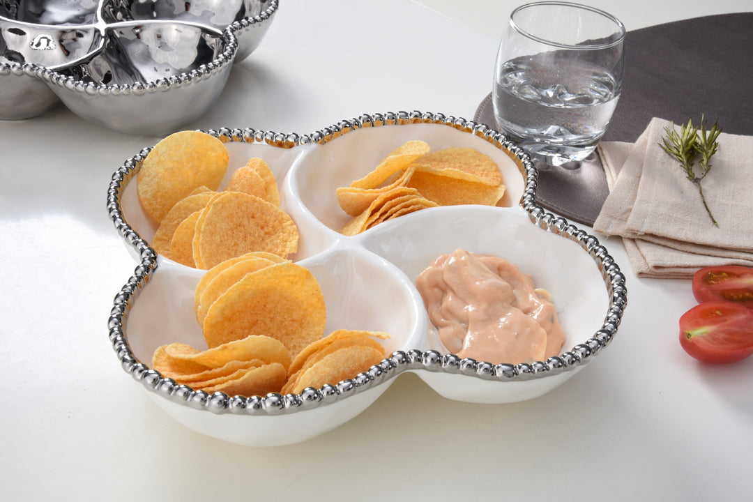 Pampa Bay Salerno 4 Section Bowl CER-2572-W-4-1