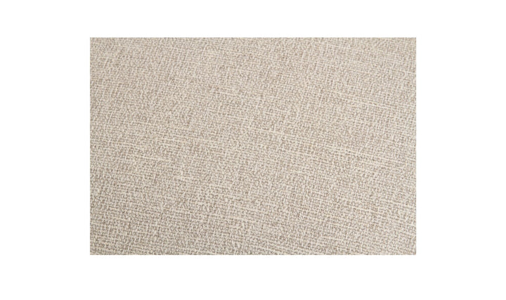 Beige textured fabric swatch on a white background