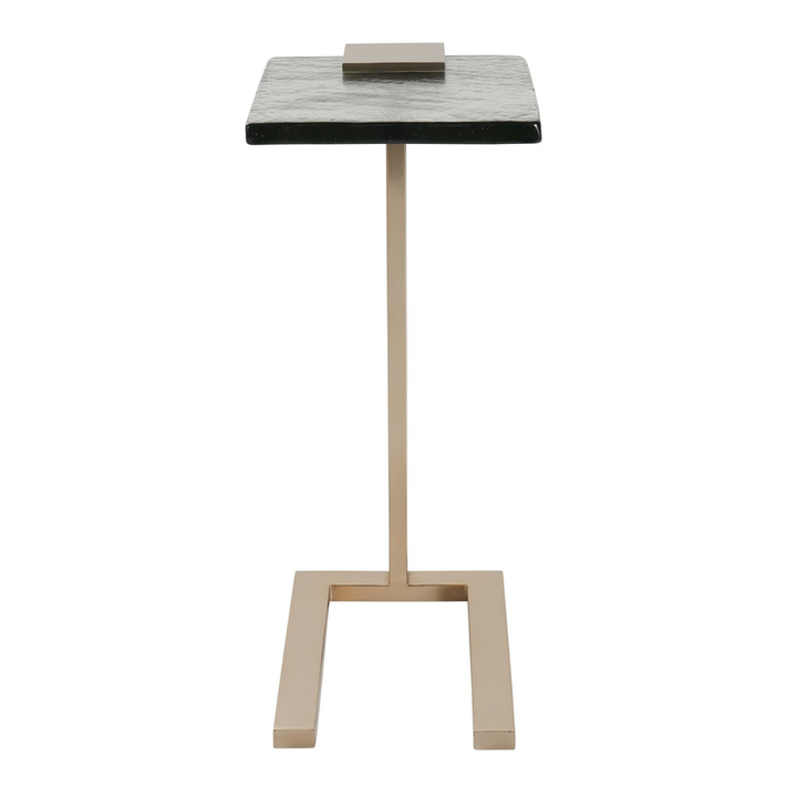 Axis Metal Martini End Table Compact Contemporary Design