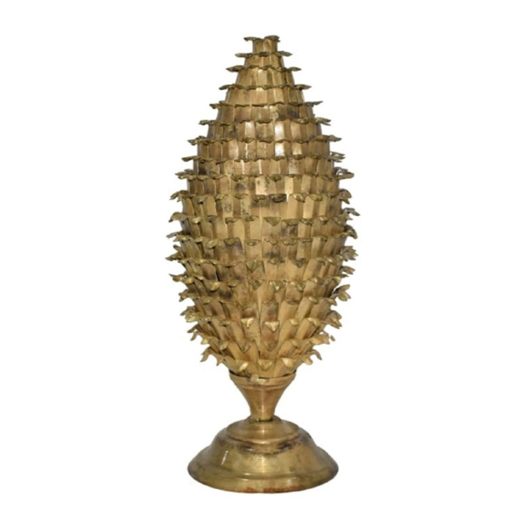 Gold Crackle Tree Figurine – Stylish Centerpiece for Living or Dining Room