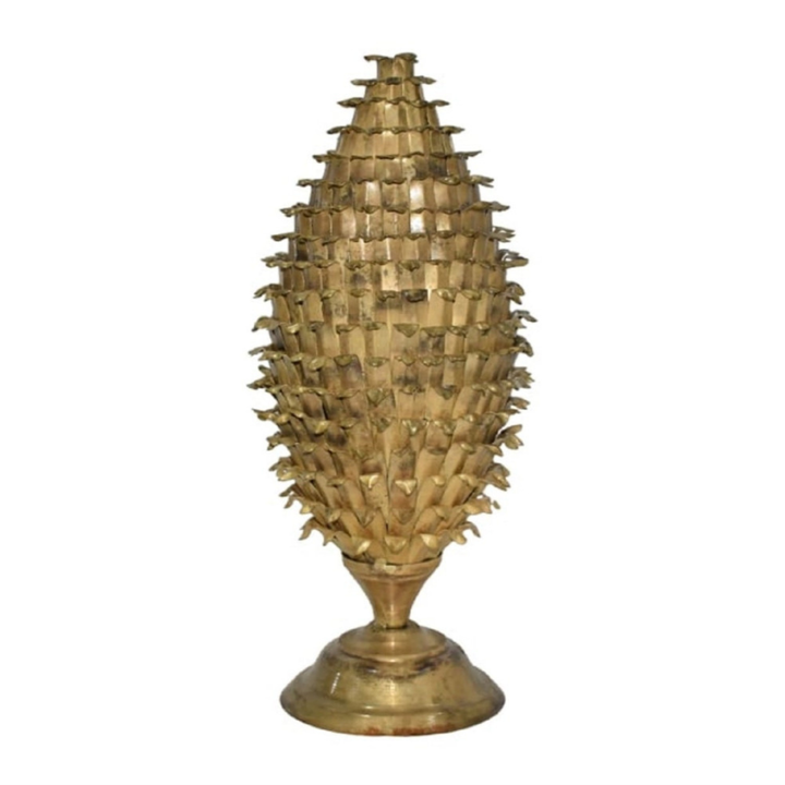 Gold Crackle Tree Figurine – Stylish Centerpiece for Living or Dining Room