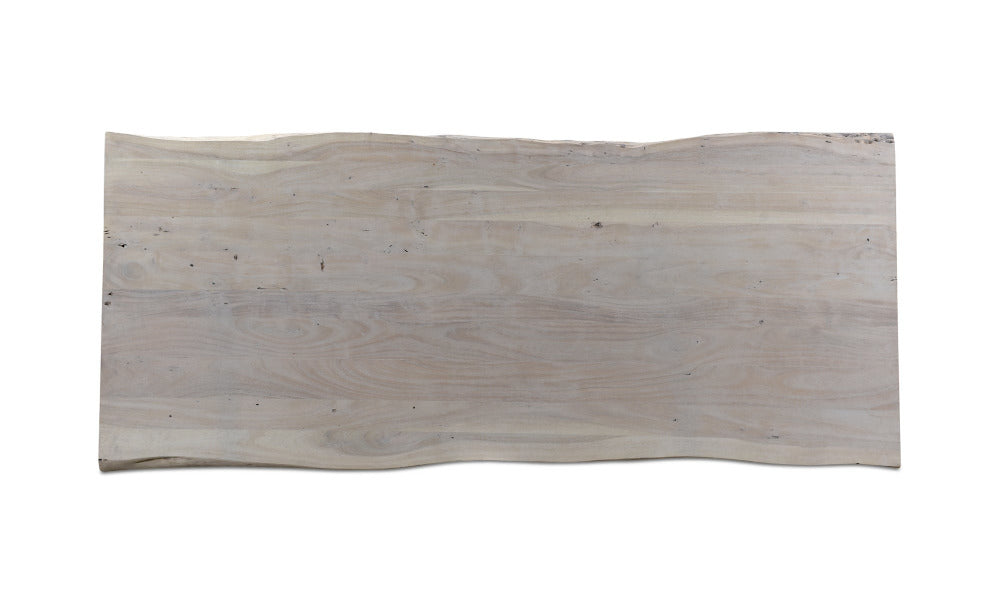 Rectangular wooden slab on a white background