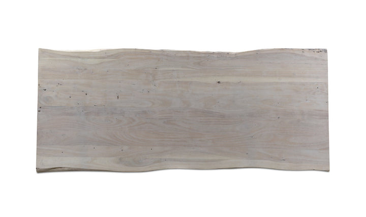 Rectangular wooden slab on a white background