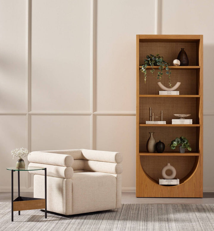 Evie Swivel Chair Hampton Cream