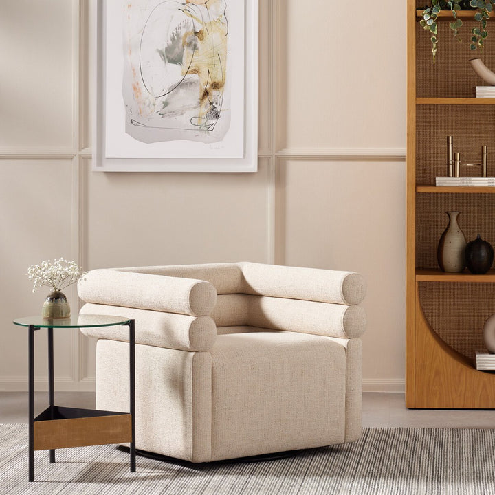 Evie Swivel Chair Hampton Cream