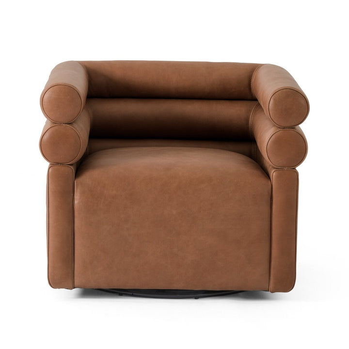 Evie Swivel Chair Palermo Cognac