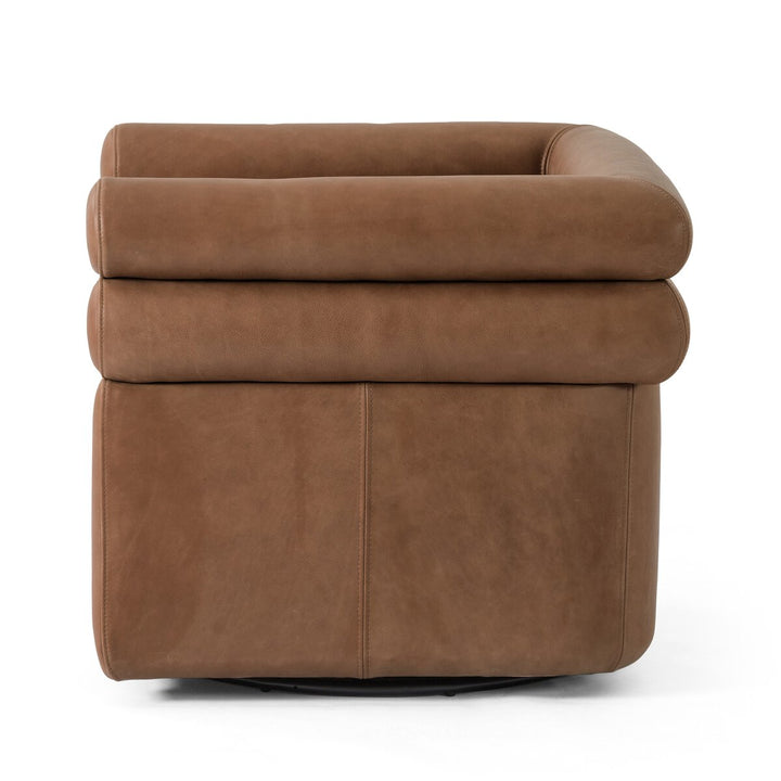 Evie Swivel Chair Palermo Cognac
