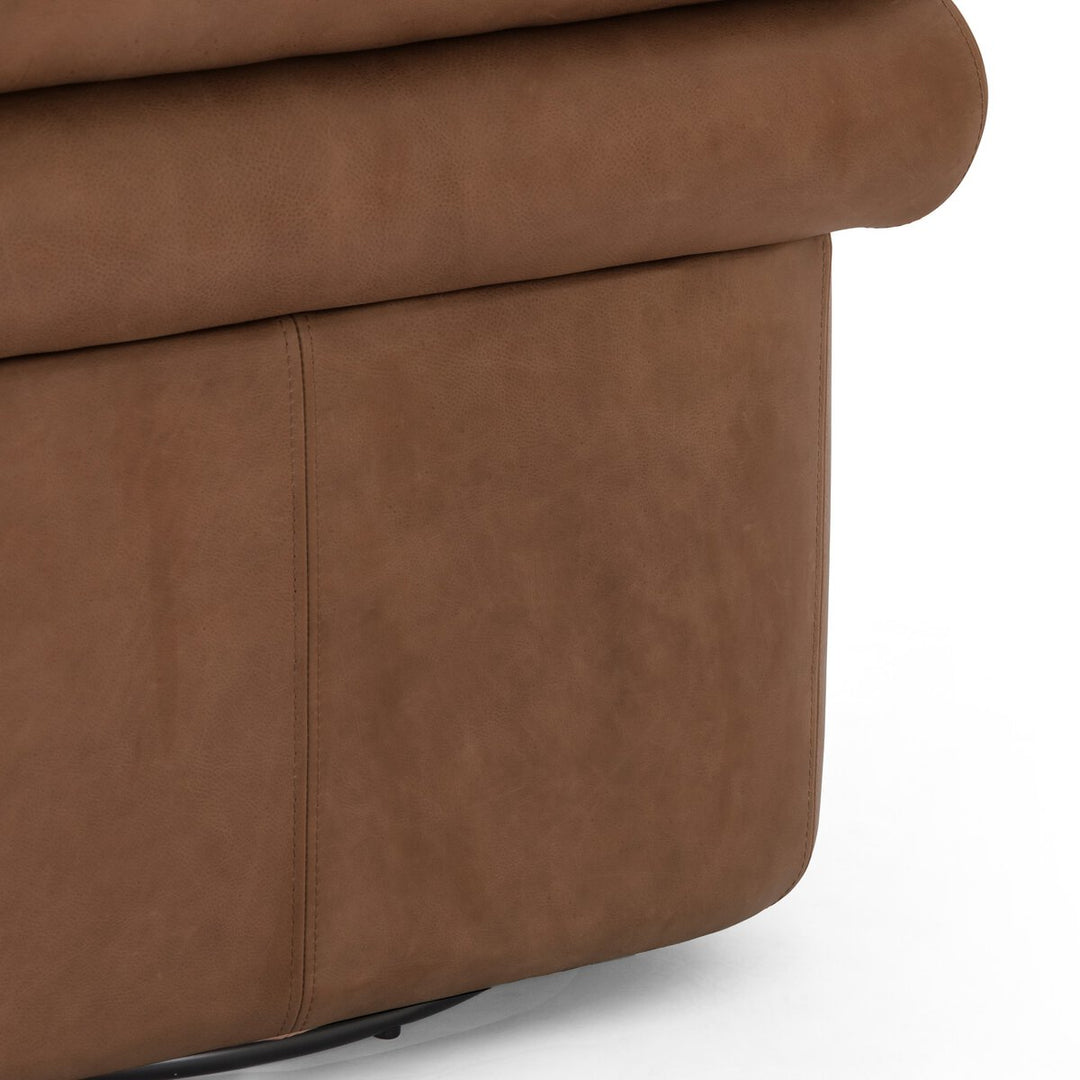 Evie Swivel Chair Palermo Cognac