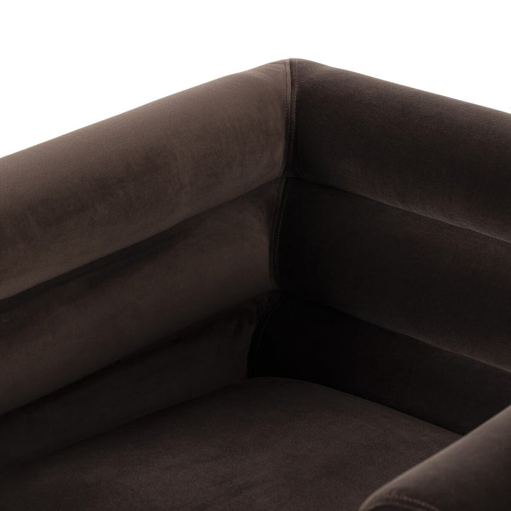 Evie Swivel Chair Surrey Cocoa