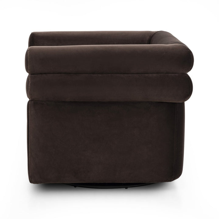 Evie Swivel Chair Surrey Cocoa