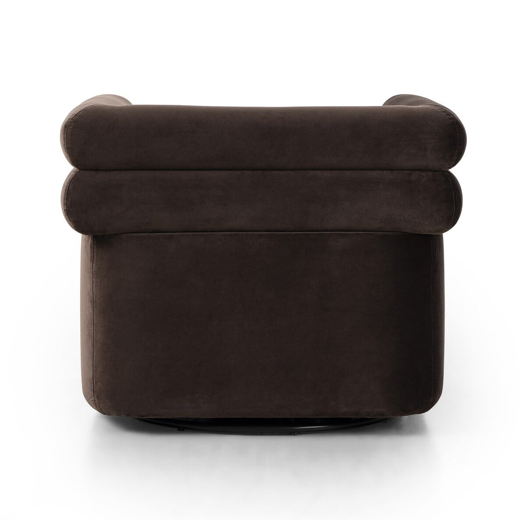 Evie Swivel Chair Surrey Cocoa