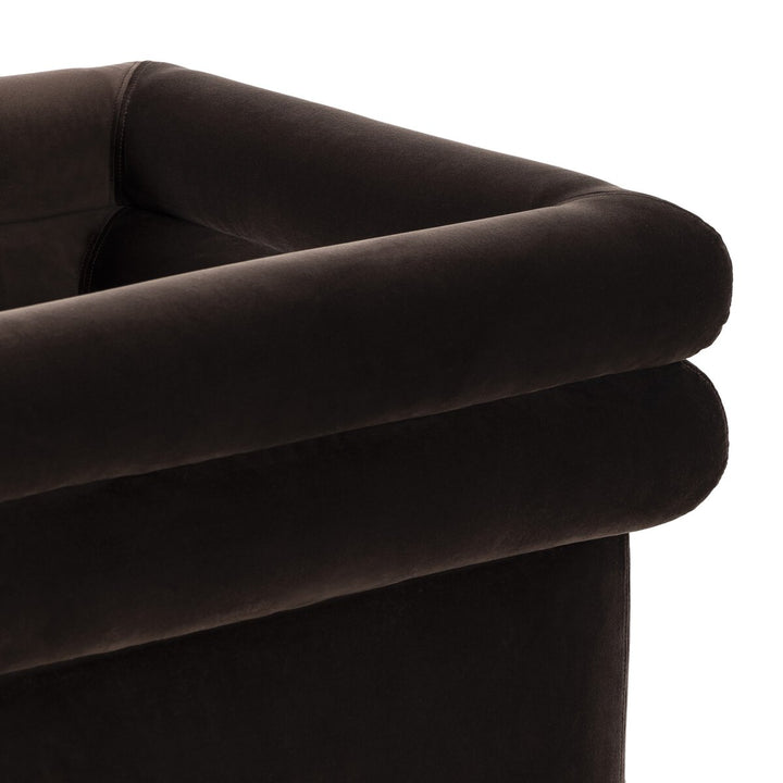 Evie Swivel Chair Surrey Cocoa