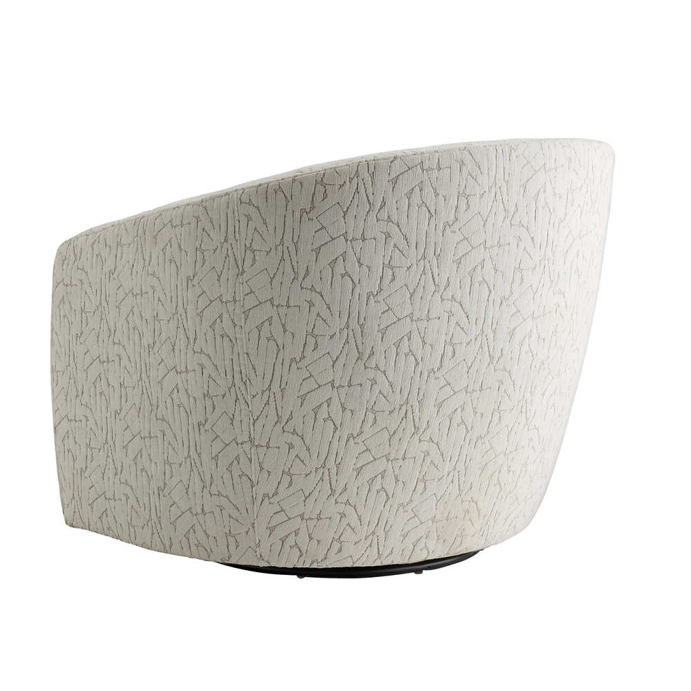 Modern chair with textured pattern on a white background