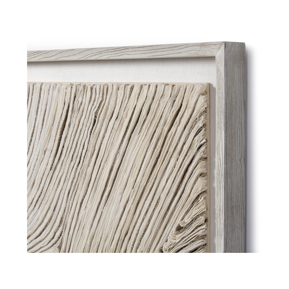 HARLOWE WALL DECOR SQUARE, WHITE