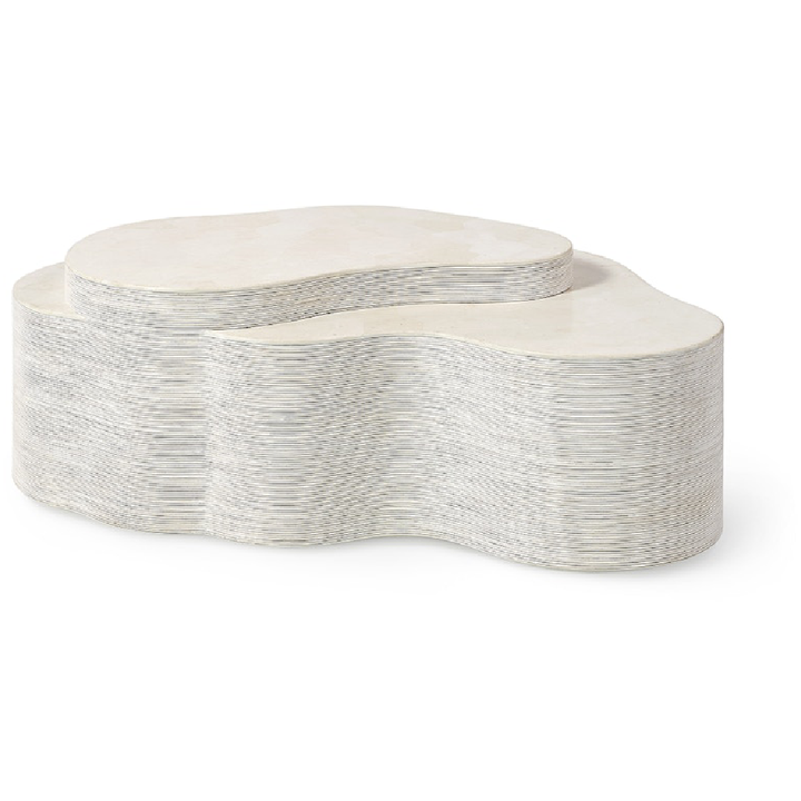 LEVINE COFFEE TABLE, WHITE