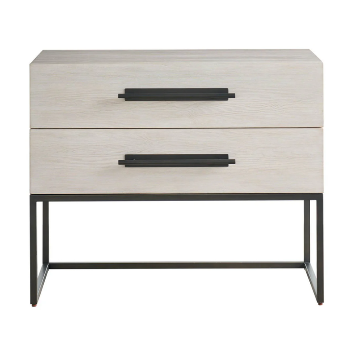 Dwell River Rock Metal Base Nightstand