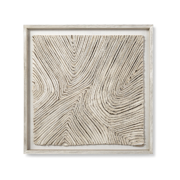 HARLOWE WALL DECOR SQUARE, WHITE