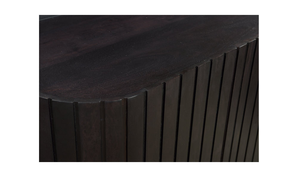 Dark wooden surface with a textured finish