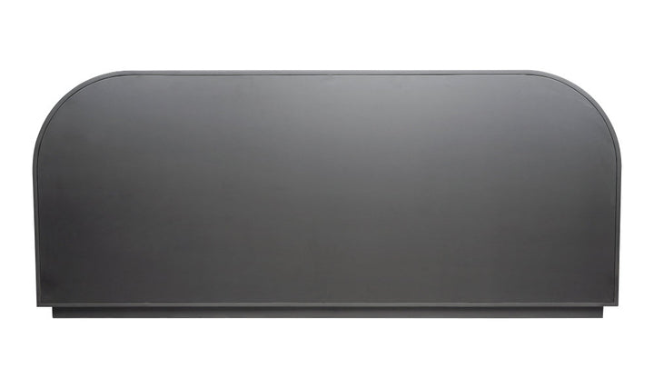 Black sideboard on a white background