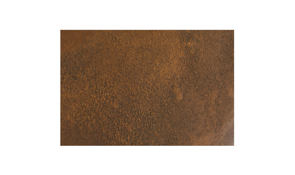 Brass metal sheet on a white background