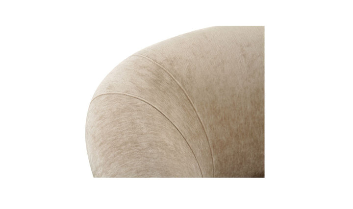 Beige fabric texture on a white background