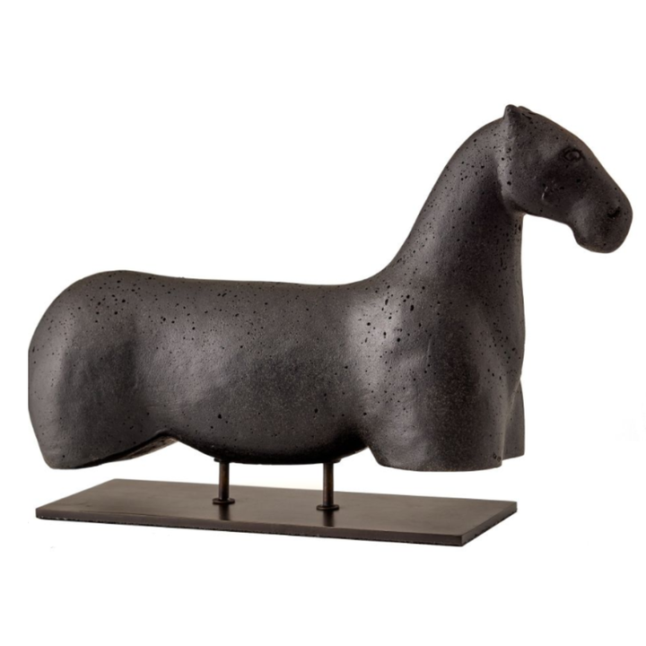 Vanderlinde Porcelain Tabletop Sculpture – Blue & White Decorative Art Object