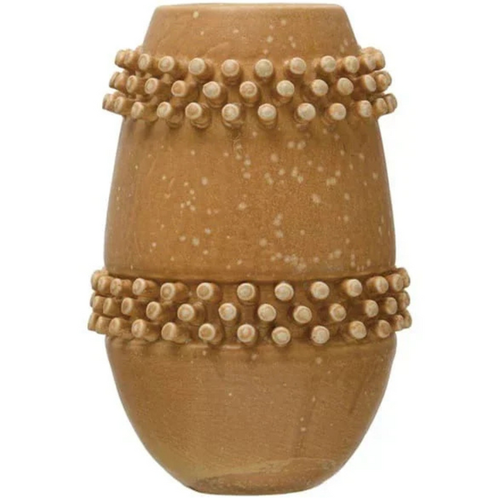 Bloomingville Stoneware Vase with Raisrd Dots