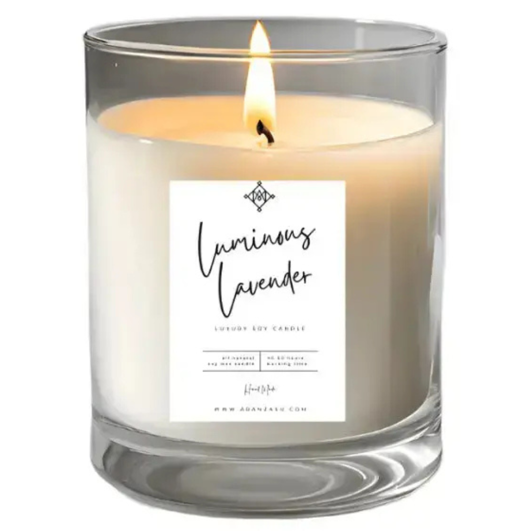 Scented Candle in Glass Jar